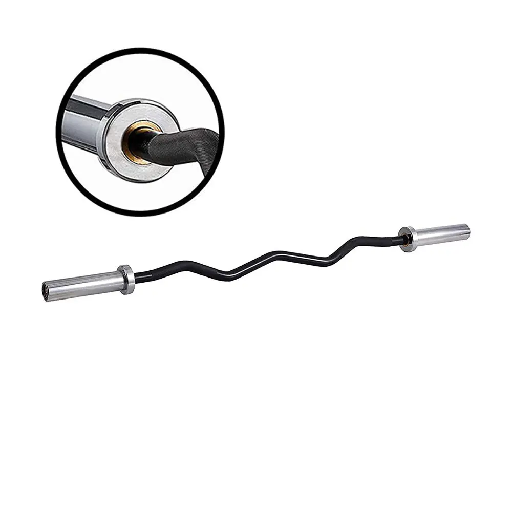 

Seamless Curl Barbell Bar with Wide-Grip for Shoulder Stability Work Free Weights Product Category New