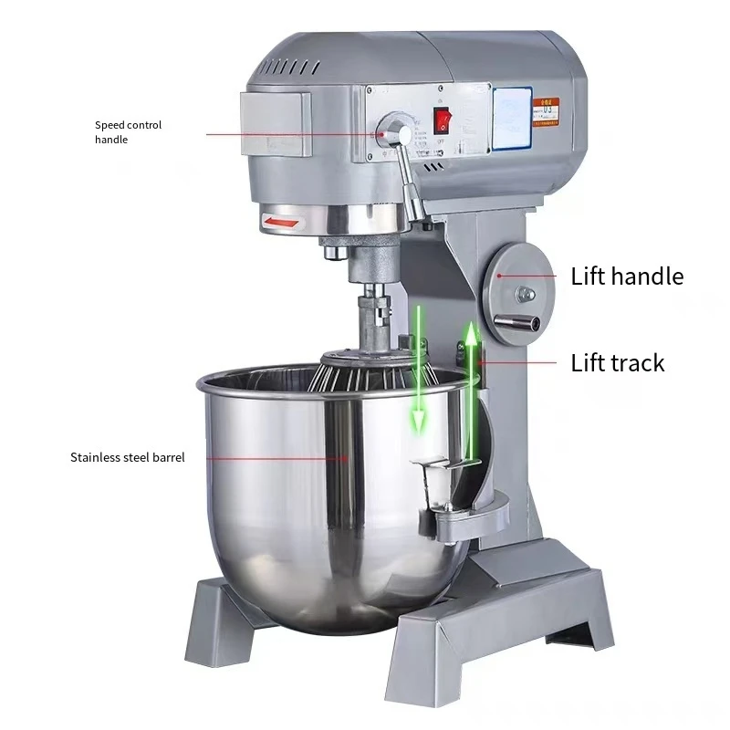 Commercial  Multi-Functional Food Mixer Powerful Dough Kneading Egg Beater for Rice Flour Cream Fresh Milk Motor Juice