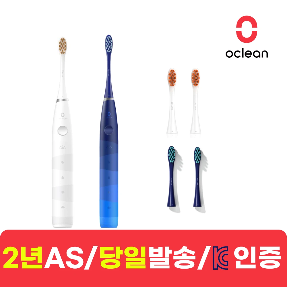 Oclean Oclean Flow sonic electric toothbrush set base smart vibrate toothbrush battery up to 180 days available, 2 Toothbrush 6 Toothbrush Hits