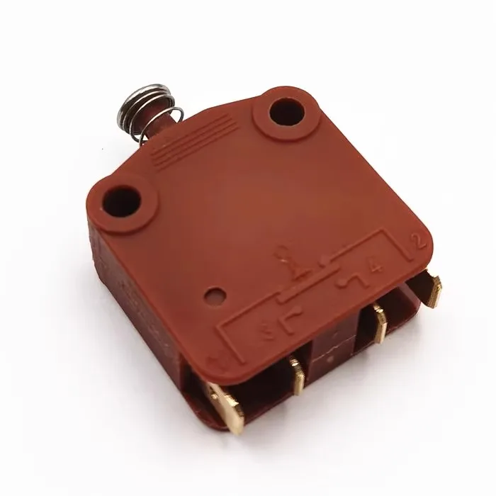 1pcs/lot SXP2 external spring self-resetting rebound type microswitch 4-pin 1 open 1 closed travel limit mushroom button 16A