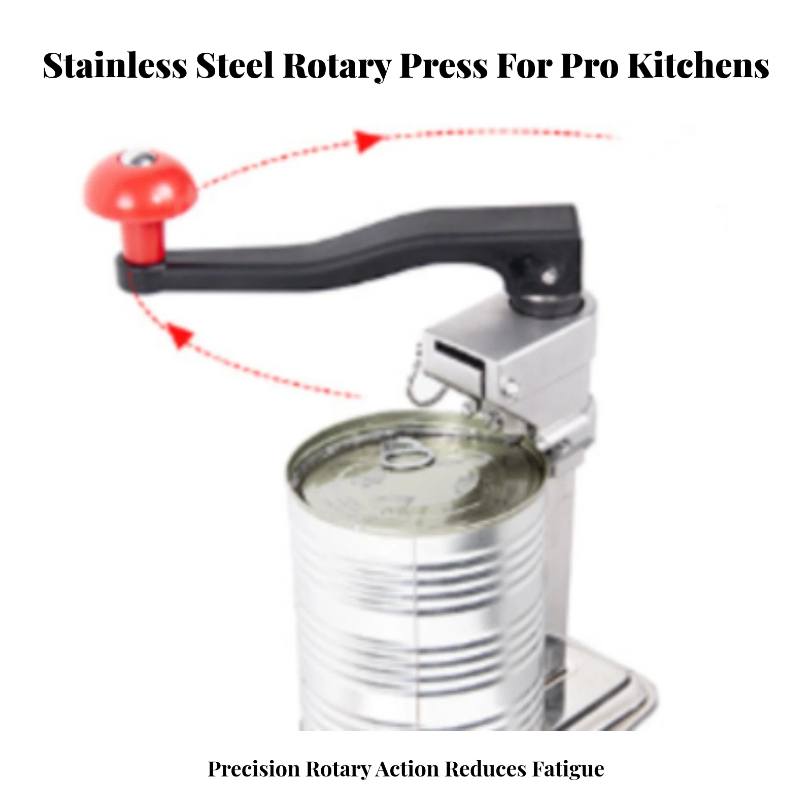 Can Opener with Table Clamp Commercial Manual Can Opener Kitchen Tool Heavy-Duty Industrial for Restaurants