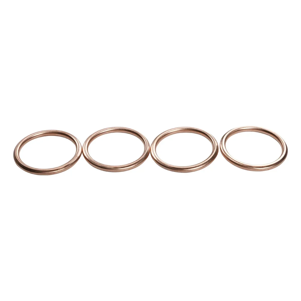 4Pcs Motorcycle Engine Exhaust Pipe Gasket for Honda VT600CD Shadow VLX Deluxe 98-07 VT600C 1991-2007 VTR250 Interceptor 1990