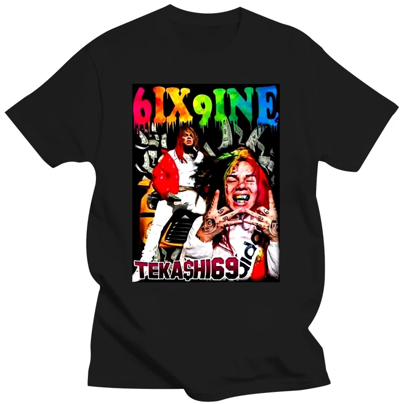 Rare Tekashi69 6ix9ine GUMMO American Rapper Men's T-shirt Size S-2XL  Cool Casual pride t shirt men Unisex New Fashion tshirt