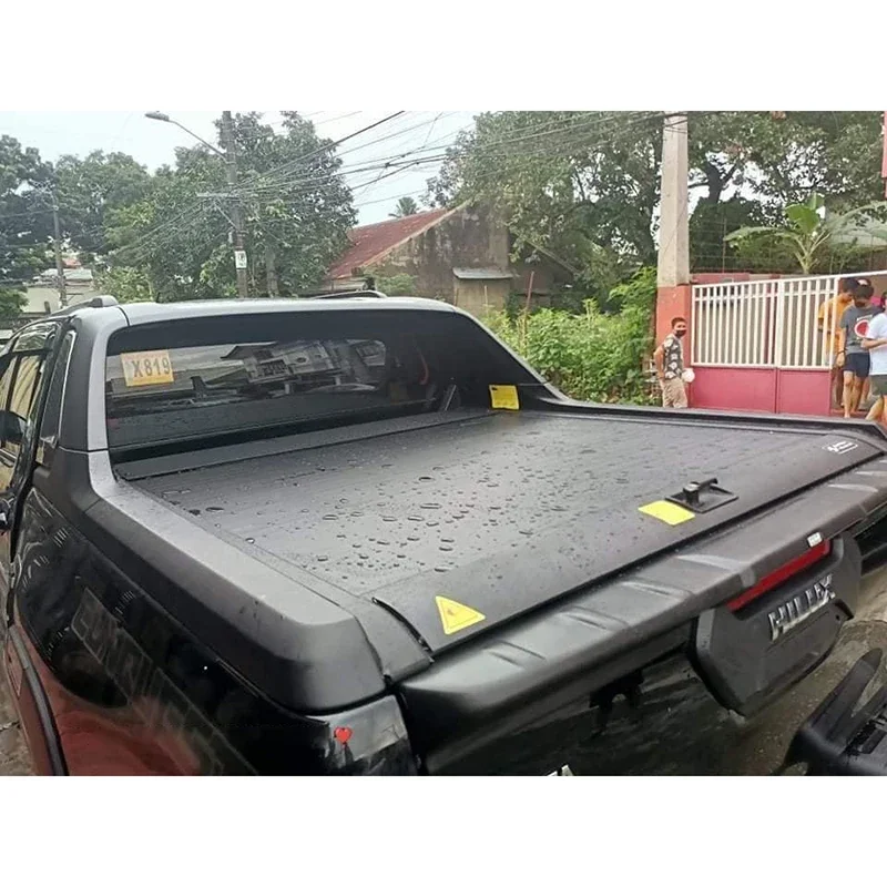 Pickup Truck Retractable Aluminum Roller lid Shutter Tonneau Cover for triton l200 Strada Athlete