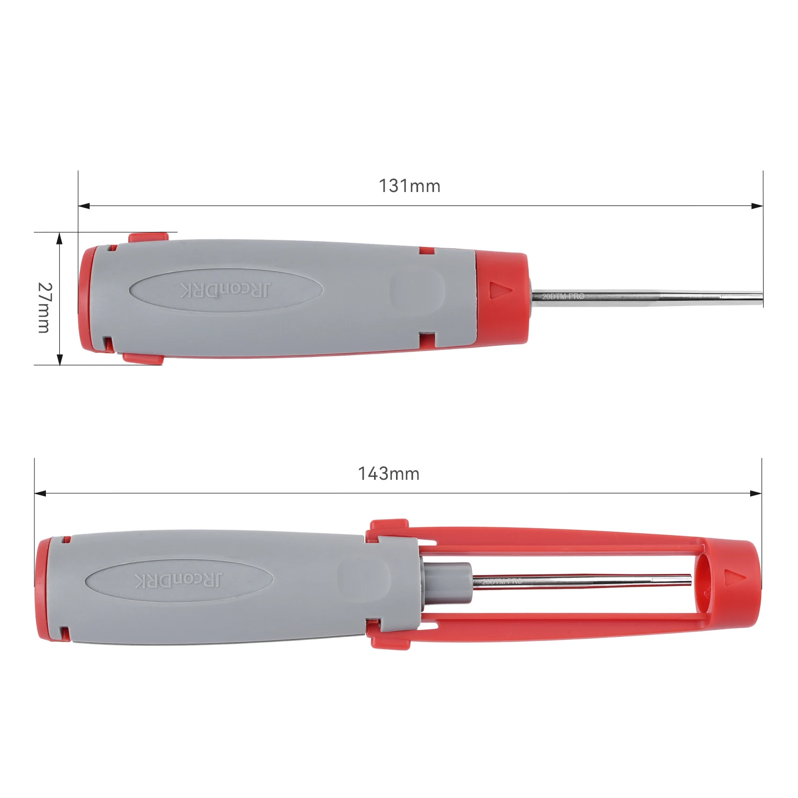 JRready JRconDRK-20DTM-PRO Pin Type Pin Extraction Tool Applicable to DTM，HD30，HDP series 20# terminals