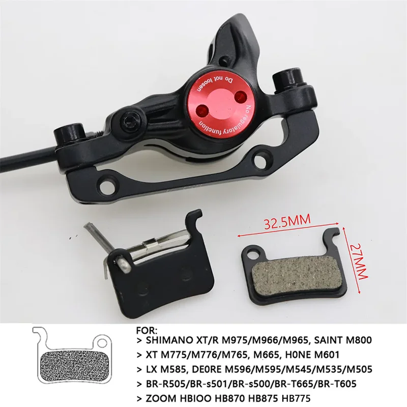 バックル-油圧ディスクブレーキセット 2ピストン 電動自転車 1100mm  1850mm マウンテンバイク スクーター 部品 ZOOM 自転車油圧ディスクブレーキセット 2 ピストン油圧 MTB ブレーキ