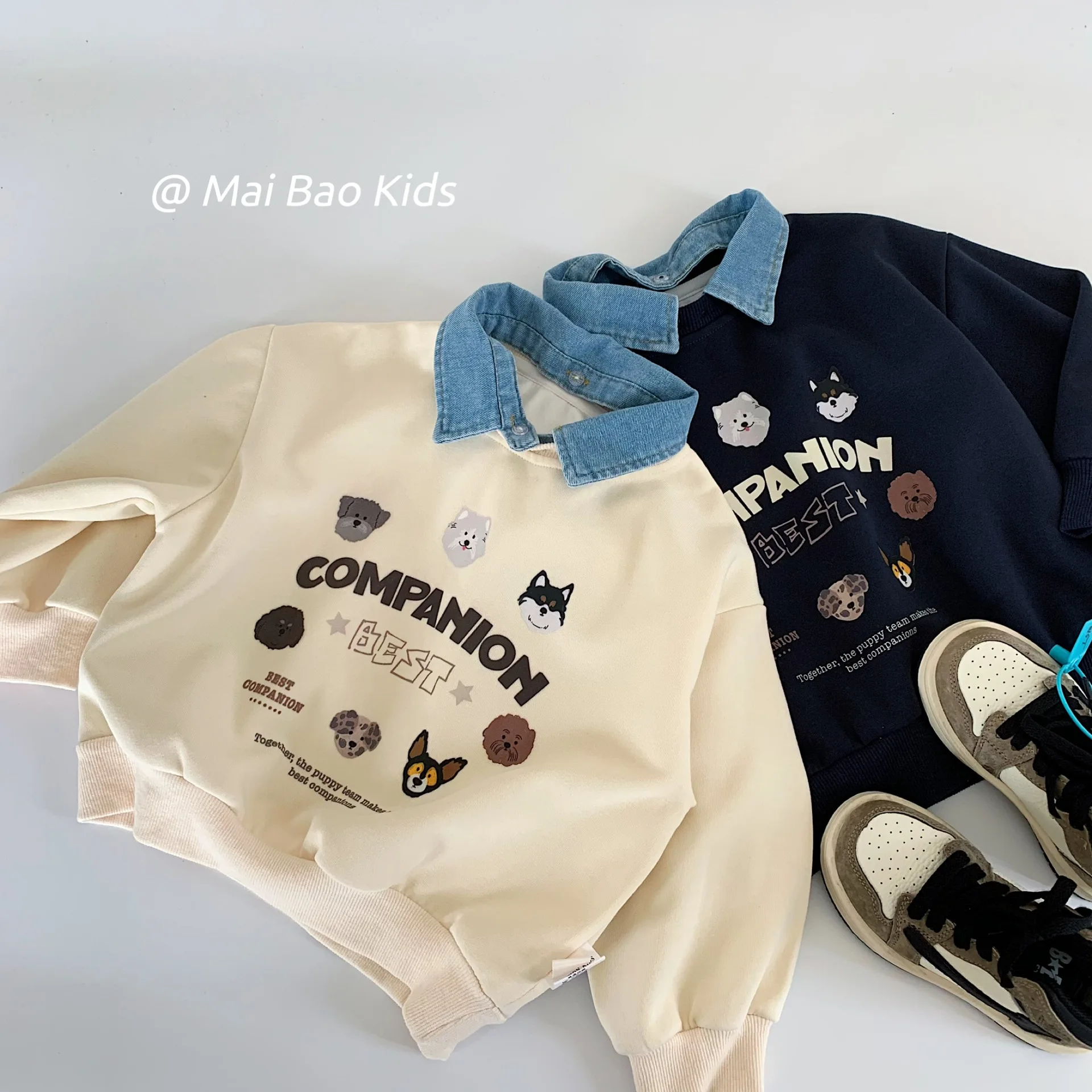 

Sweater New Autumn Cartoon Printed Pullover Boys Girls Children Long Sleeves All-matching Fashionable Comfortable