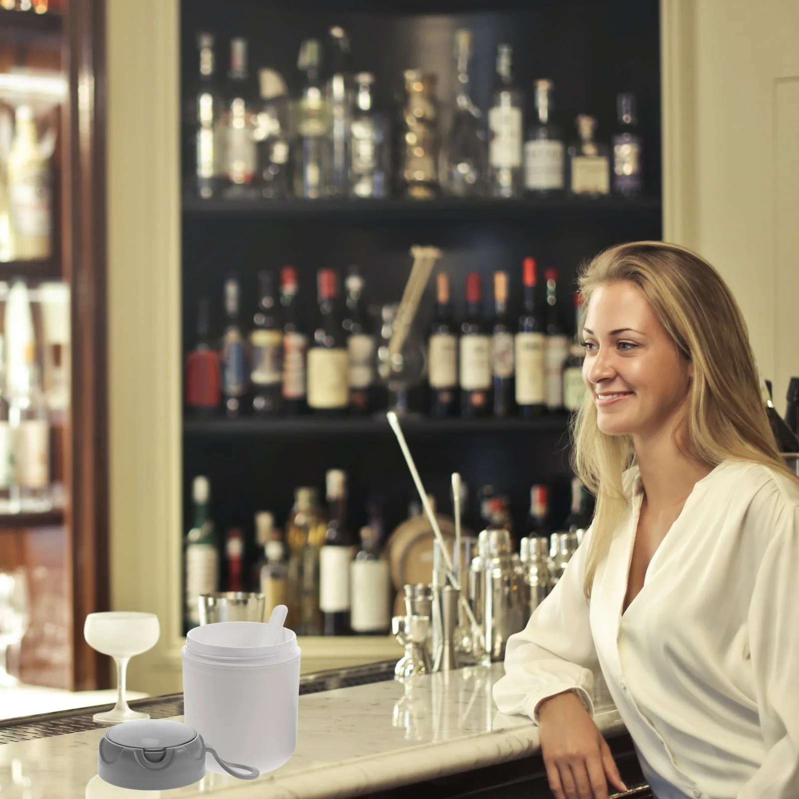 

1 set 1 Set Of Portable Breakfast Cup 500Ml Leakproof Food-Grade Soup Storage Container Large Mouth Oatmeal Carrier Cereal Food