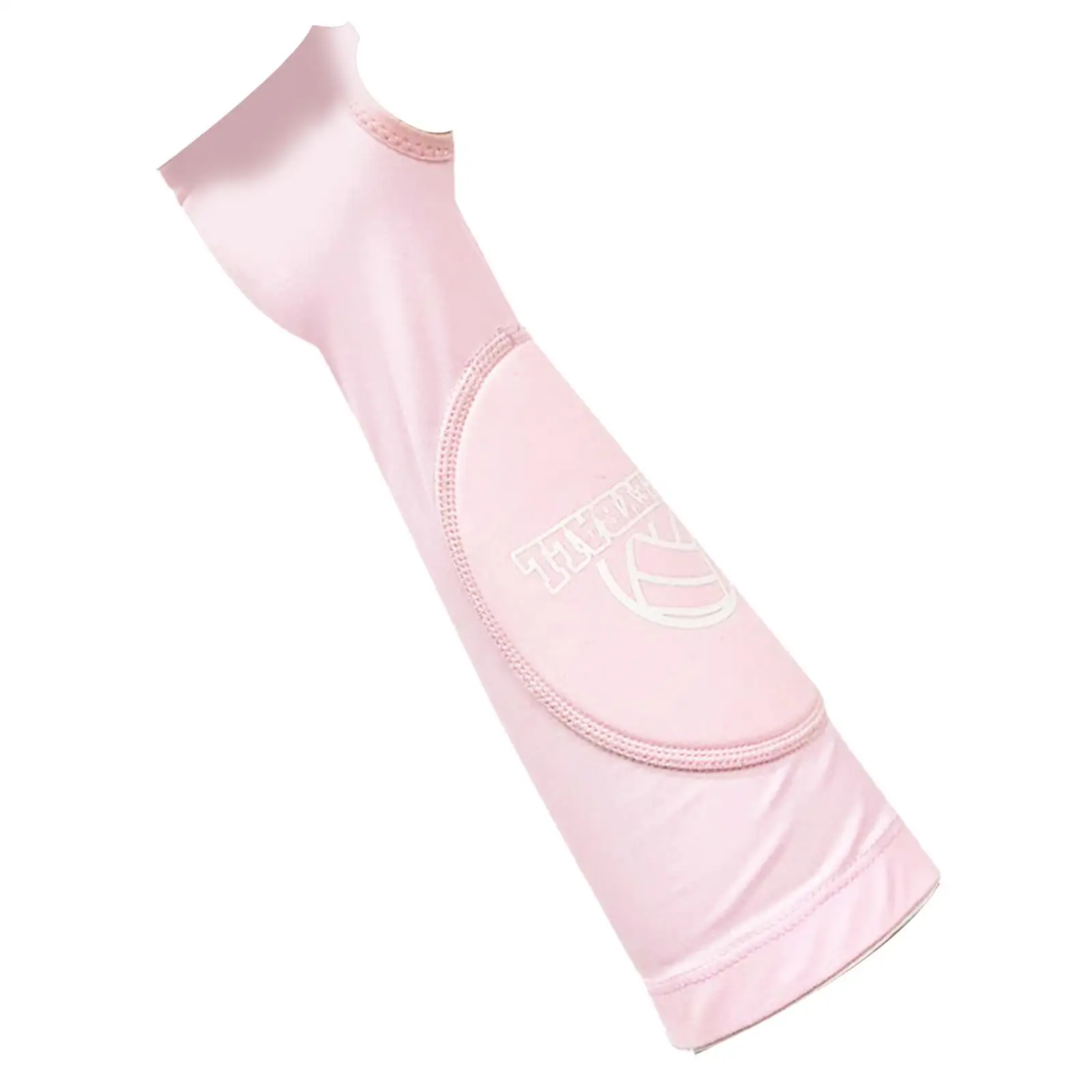 3 × 2 قطعة قفازات أكمام ذراع الكرة الطائرة قفازات أكمام التدريب للعمل كرة السلة باللون الوردي