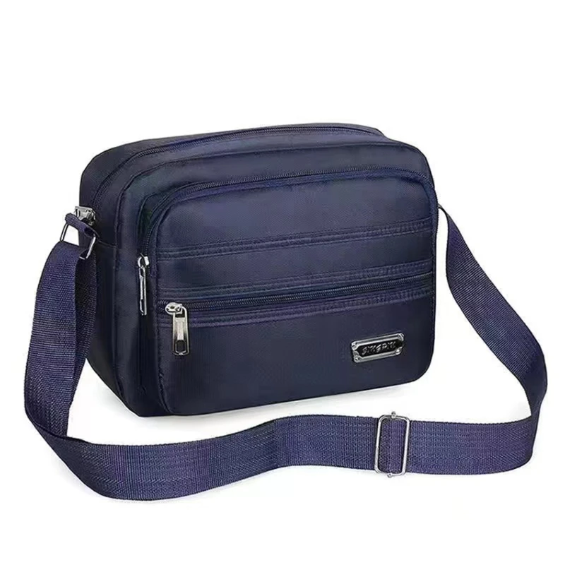 Męska torba Crossbody czarne torby kolekcjonerskie dla mężczyzn torba Messenger na wolny czas tornister Business Man Oxford pack