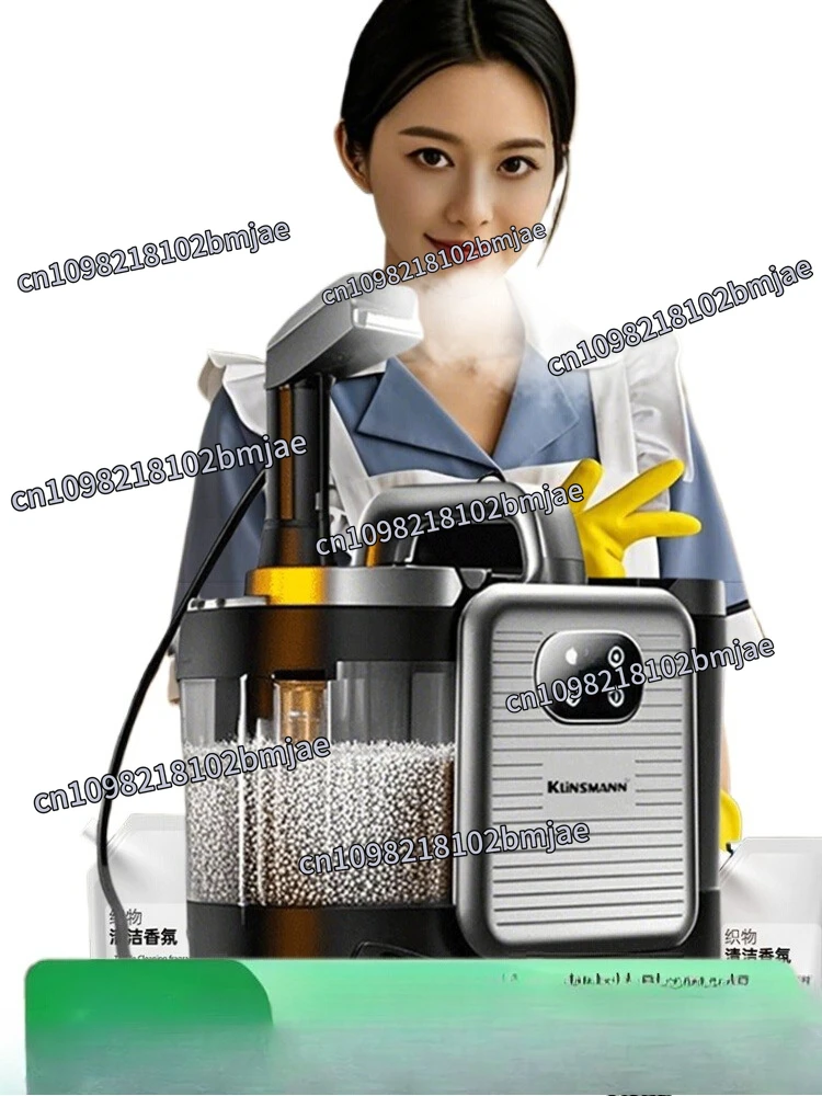 

High - temperature steam fabric machine for cleaning carpets, sofas, etc., a multi - functional household cleaner with suction