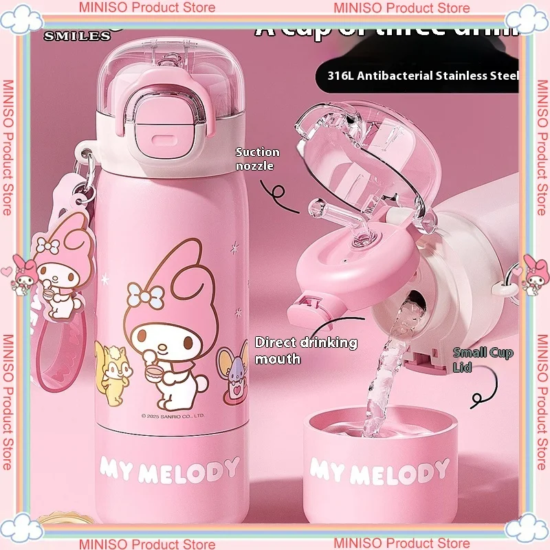 

Sanrio Meileti Children's Insulated Cup, School Season Special Water Cup, Women's New 2025 High Beauty Water Bottle