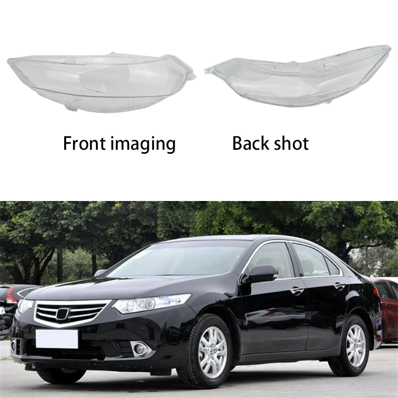 Car Front Headlamps Transparent Cover Glass Lampshades Lamp Shell Headlight Cover Lens For Honda Spirior 2009-2013