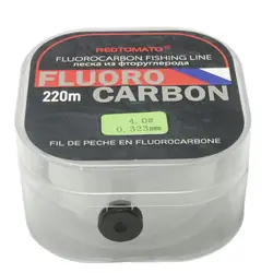 220m Soft Fluorocarbon Coated Fishing Line Japan Carbon Fiber Monofilament Leader Line Carp Fly Fishing-LineTackle Pesca