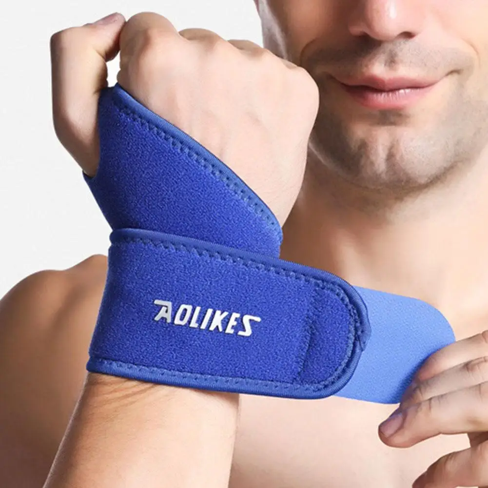 1Pcs Gym Wrist Band Sports Wristband New Wrist Brace Wrist Support Splint Fractures Carpal Tunnel Wristbands For Fitness ﻿