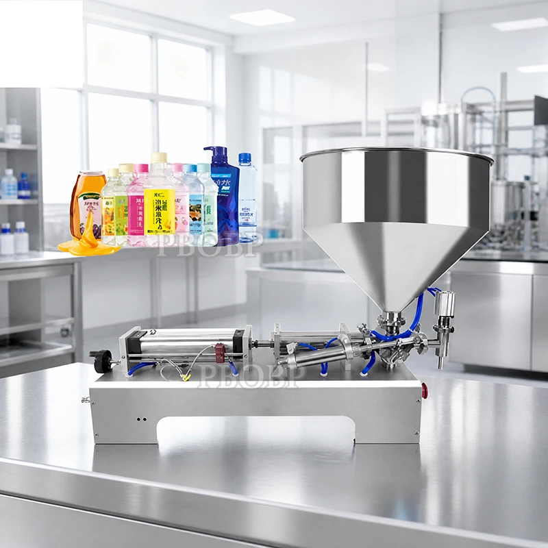 Single-Head Paste Filling Machine For Face Cream Tomato Sauce Peanut Sauce Chili Sauce Filling Machine