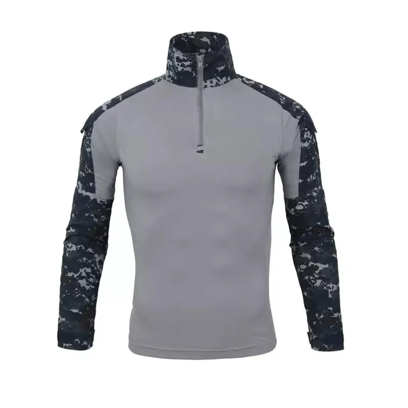 GEN2 Frog Suit Military Fans Ocean Digital NWU Frog Leather Outdoor Elastic Long Sleeve T-shirt Quick Drying Fabric Tactical Fro