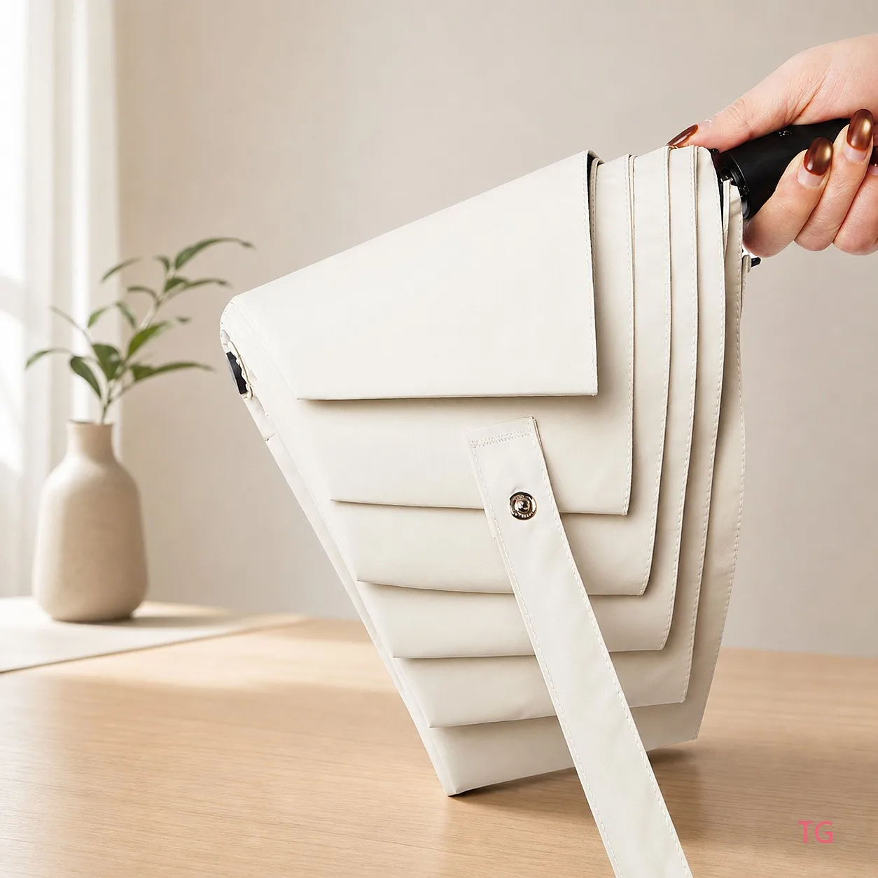 Cross-border Memory Cloth Easy Folding Umbrella Ultra Light Sunscreen Automatic Black Glue Sunscreen