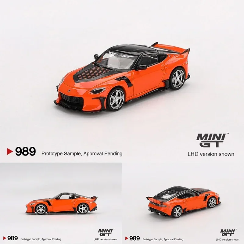 

PreSale MINIGT 989 1:64 Nissan Z VeilSide FFZ400 Orange Diecast Car Model Collection Toys