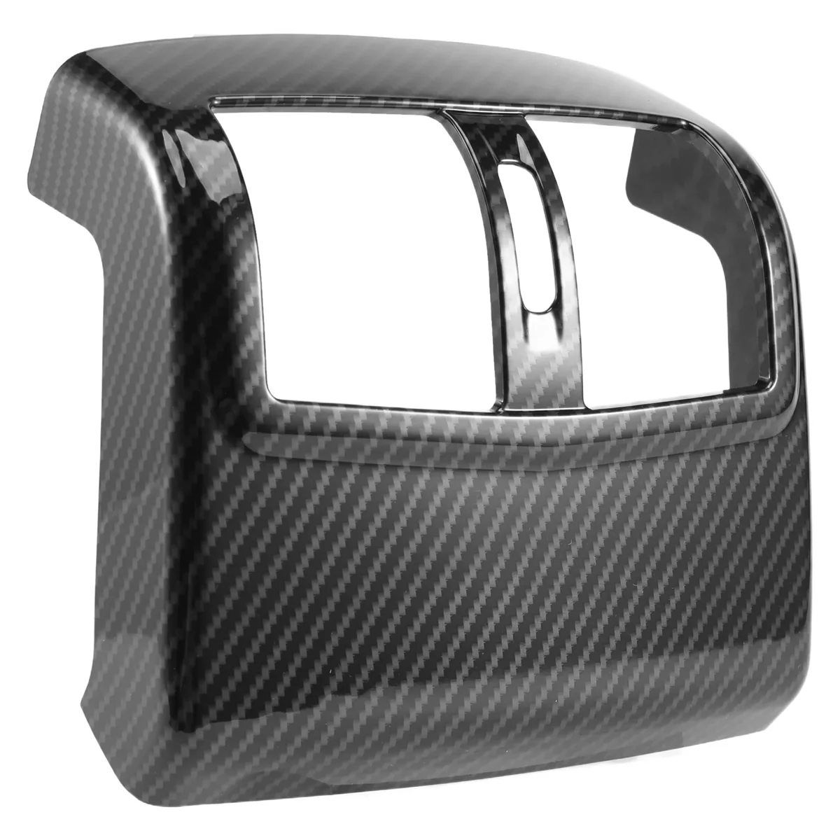 ABS 탄소 섬유 후면 에어컨 배출구 벤트 커버 트림 스티커, 메르세데스 벤츠 W212 E 클래스 2012-2015 액세서리