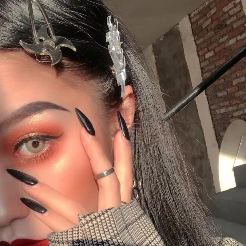 

A52E Готическая заколка для волос в виде утконоса, тотемные заколки для волос, модный декор для хвоста на Хэллоуин