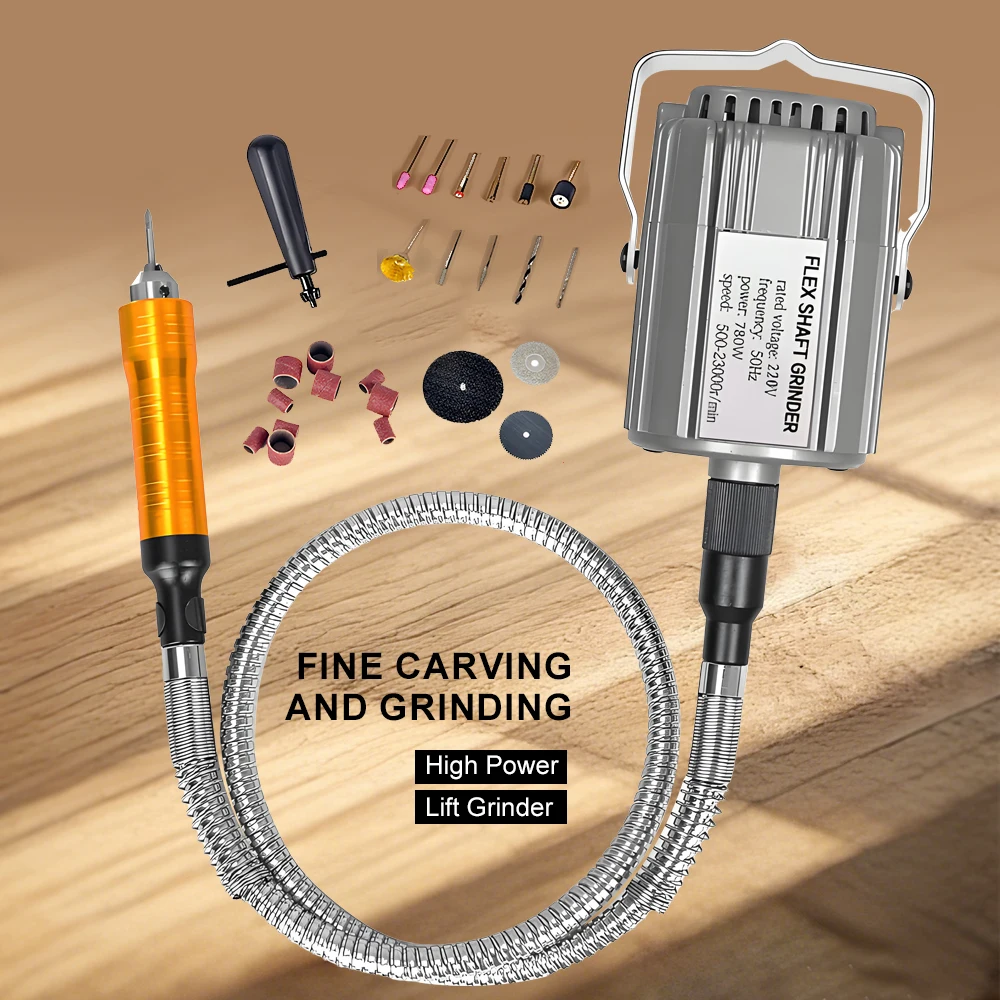 Electric Suspension Grinder for Wood Root & Jadeite Carving Jade Stone Carver Metal Polishing Machine Tool