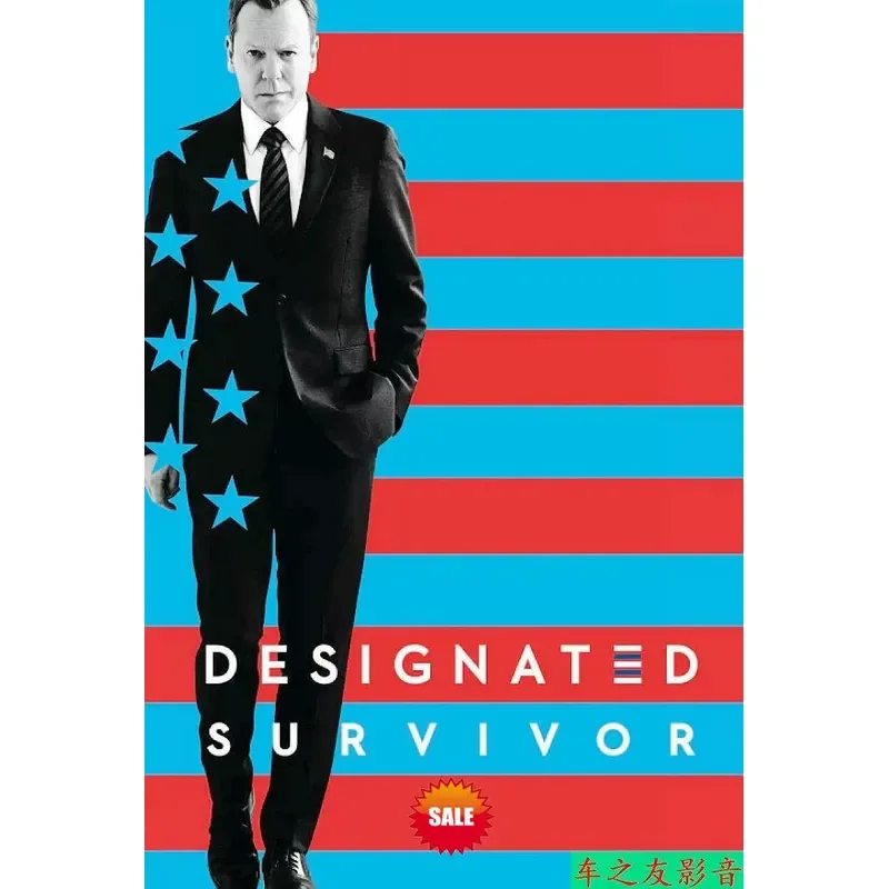 Blu-ray High Definition American Drama Designated Survivor Season 1-3 BD Disc Box Collection Chinese and English Subtitles