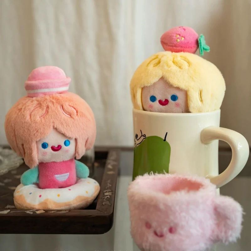 

CELL RiCO Happy Sweets Series Plush Blind Box Anime Figures Doll Surprise Mystery Box Cute Bag Pendant Keychain Collect Toy Gift