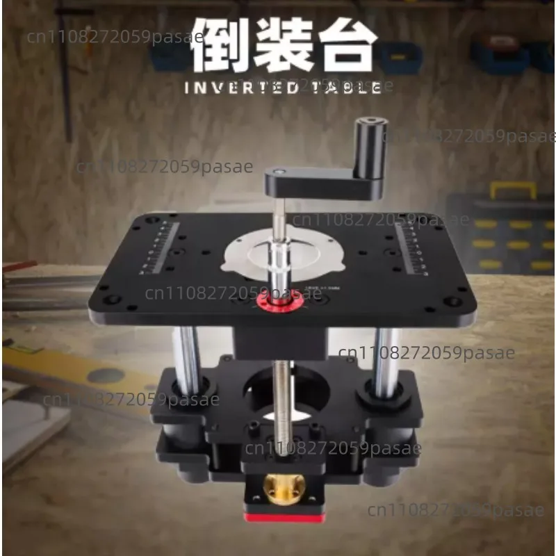 GD709 Edge trimming machine, upside-down lifting platform, woodworking table, bakelite milling and slotting workbench