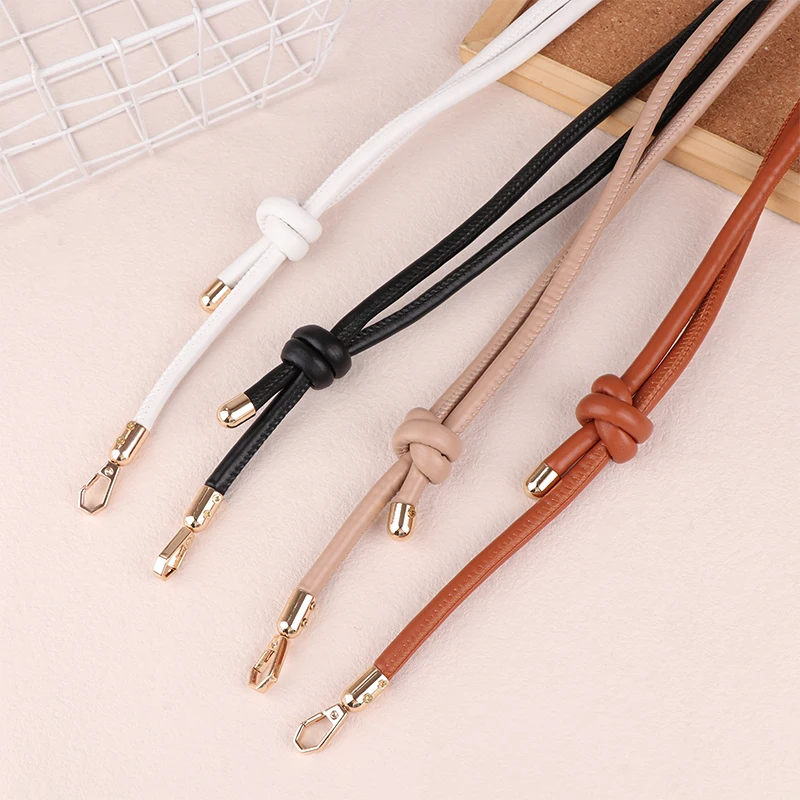 1ชิ้นปรับได้พียูสายกระเป๋าถือ-DIY ทอ Crossbody และอุปกรณ์กระเป๋าสะพายไหล่