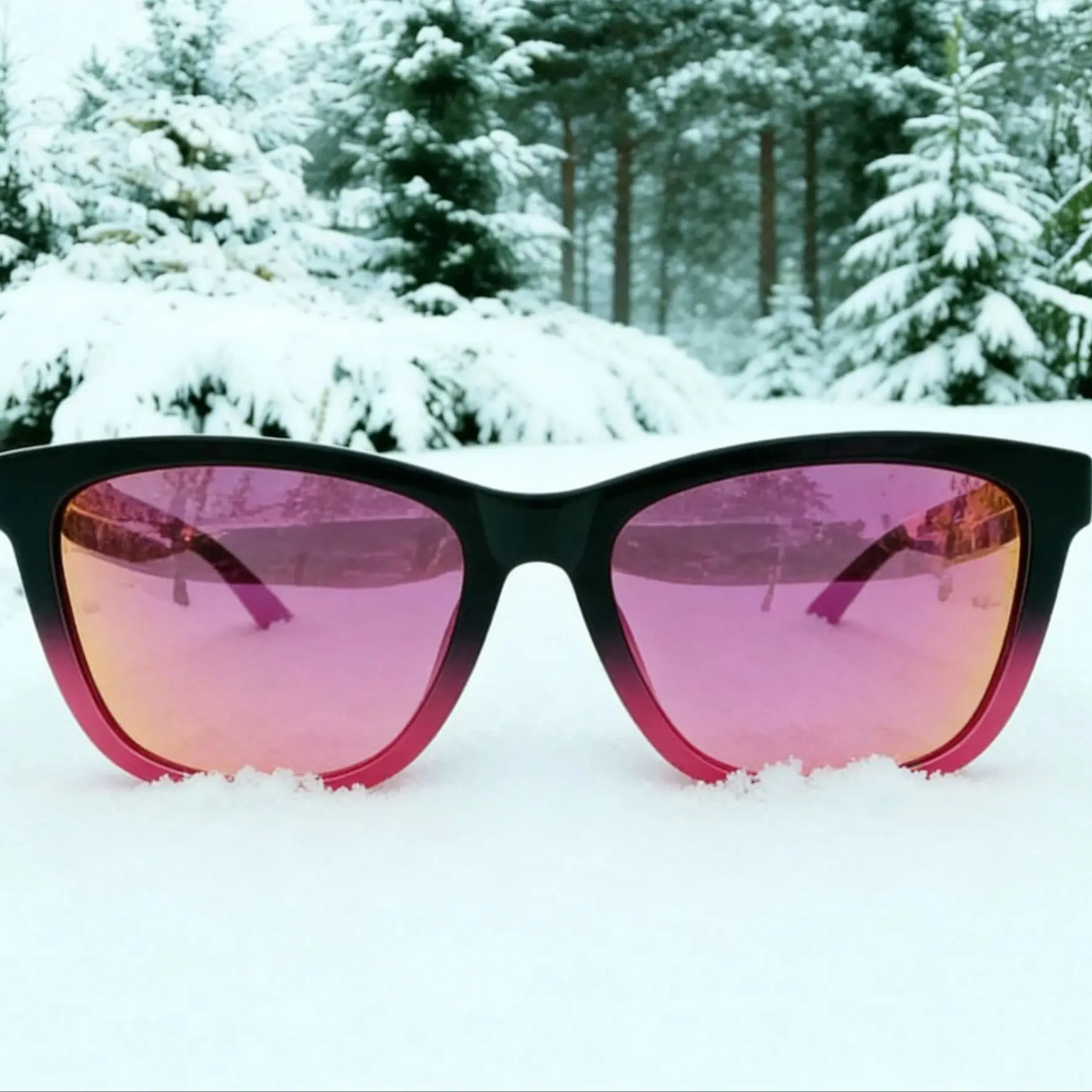 

New Dokly Women Polarized Sunglasses Black And Purple Frame Square Sun Glasses Eyewear UV400