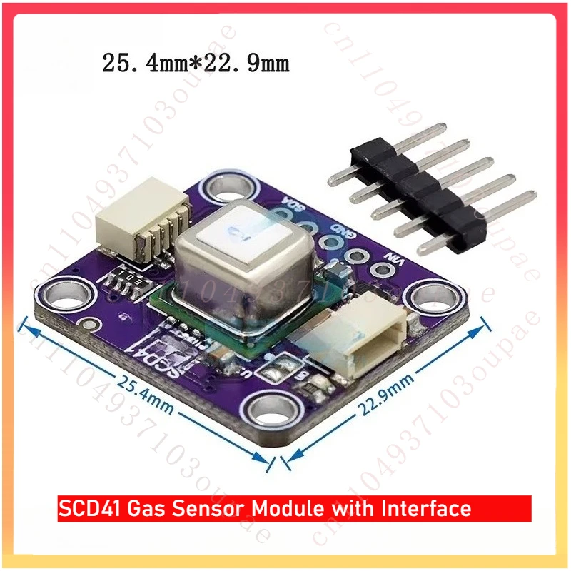 

Датчик температуры и влажности I2C SCD41 True CO2 для Qwiic