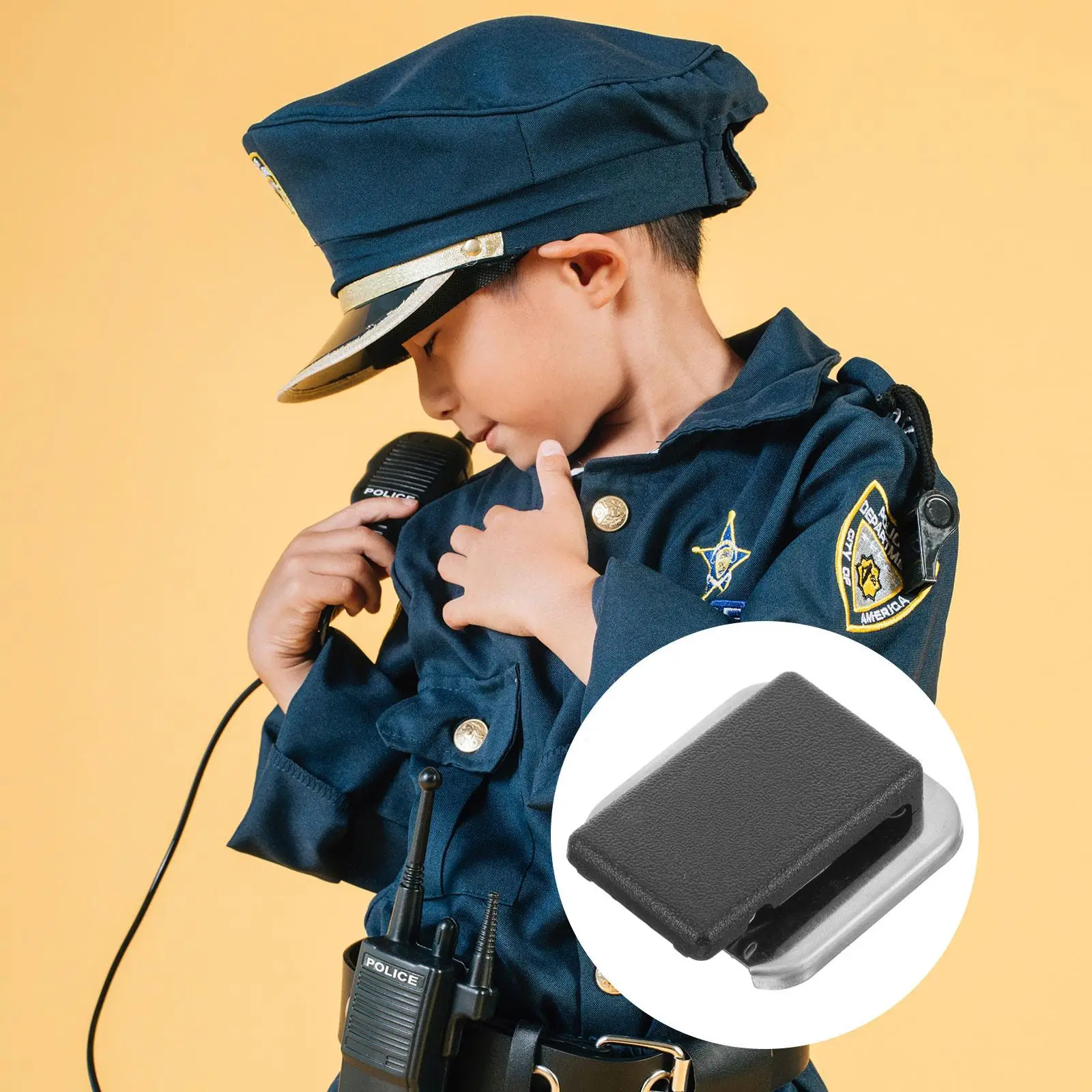 1 шт., зажимы для микрофона для рации, держатель, прочный металлический зажим, ручная вешалка, подставка из АБС-пластика, держатель для микрофона, радио из сплава