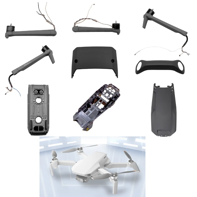 

Body Motor Arm Upper Bottom Cover Middle Frame Front Rear Left Right Arms for DJI Pro Platinum