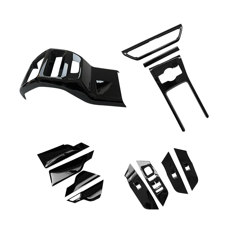 

For Volkswagen Tayron L 2025 Window button gear shift panel door armrest bright black decorative frame