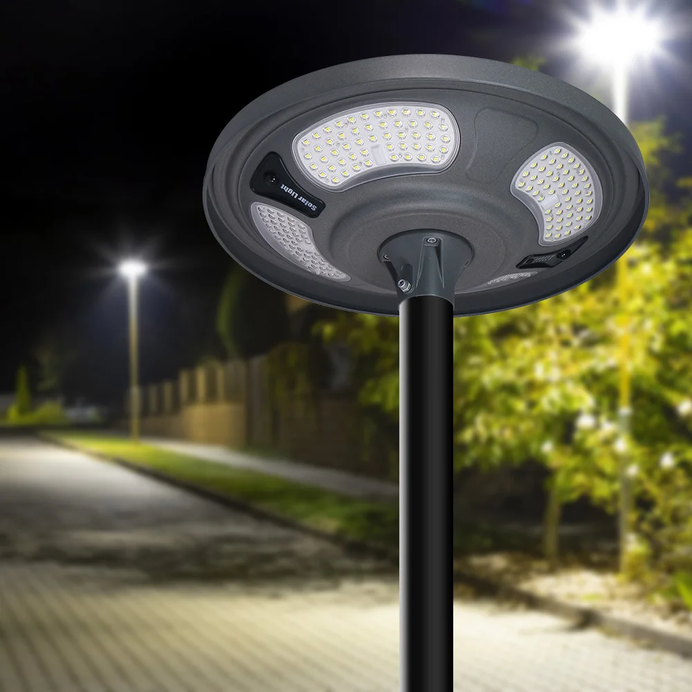 Modern New Design Lawn Big Decorative 50w 100w 300w Technology Wholesale Price Solar Garden Lights Outdoor Waterproof LED