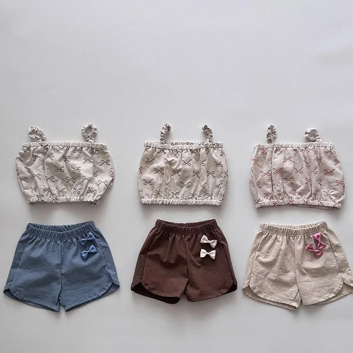 2025 Summer New Baby Casual Shorts Cotton Boys Solid Versatile Shorts Infant Girls Thin Breathable Beach Hot Pants Kids Clothes