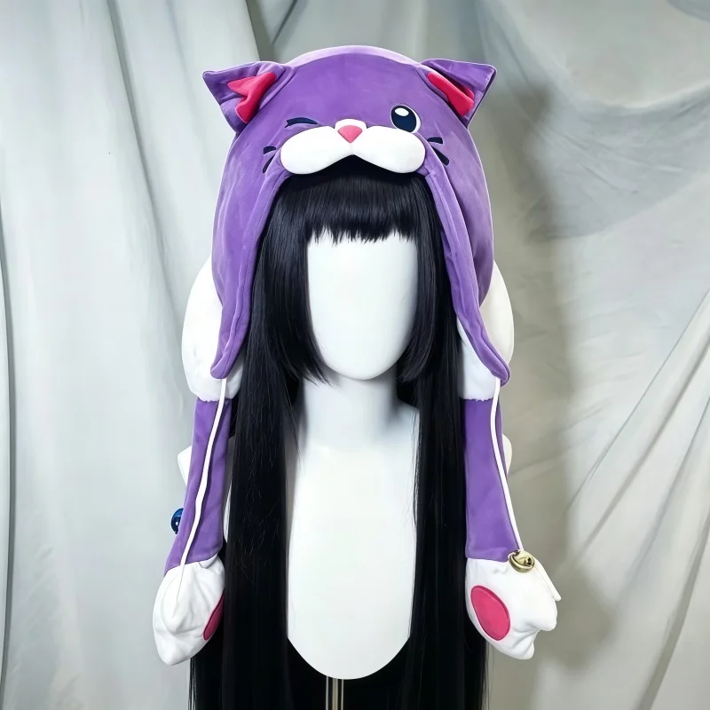 en-stock-casquette-league-of-legends-cat-vs-dog-battle-qian-jue-protection-des-oreilles-style-long-breloque-serie-de-cadeaux-de-collection-ornements