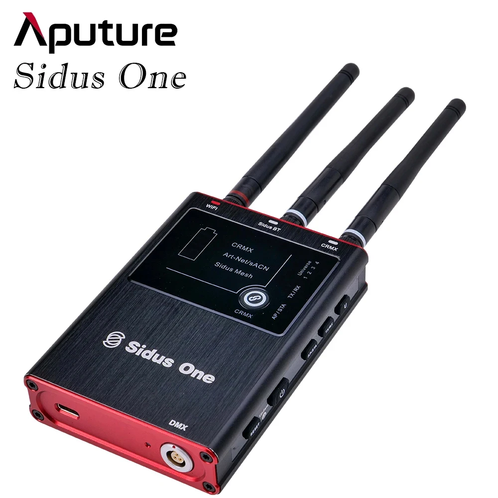 

Aputure Sidus One DMX-Based Wireless Hybrid Control Enables the Conversion and Hybrid Control of Multiple Control Methods