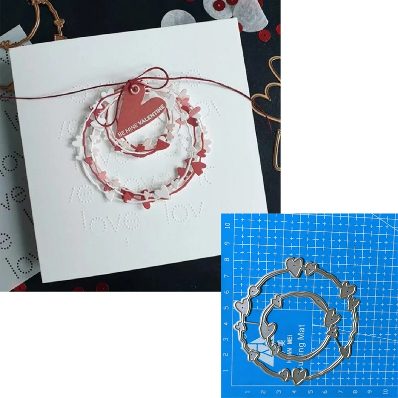 Hot Air Balloon street lamp heart scissors Metal stencil mold Cutting Dies scrapbook die cuts Album Paper Card Craft Embossing