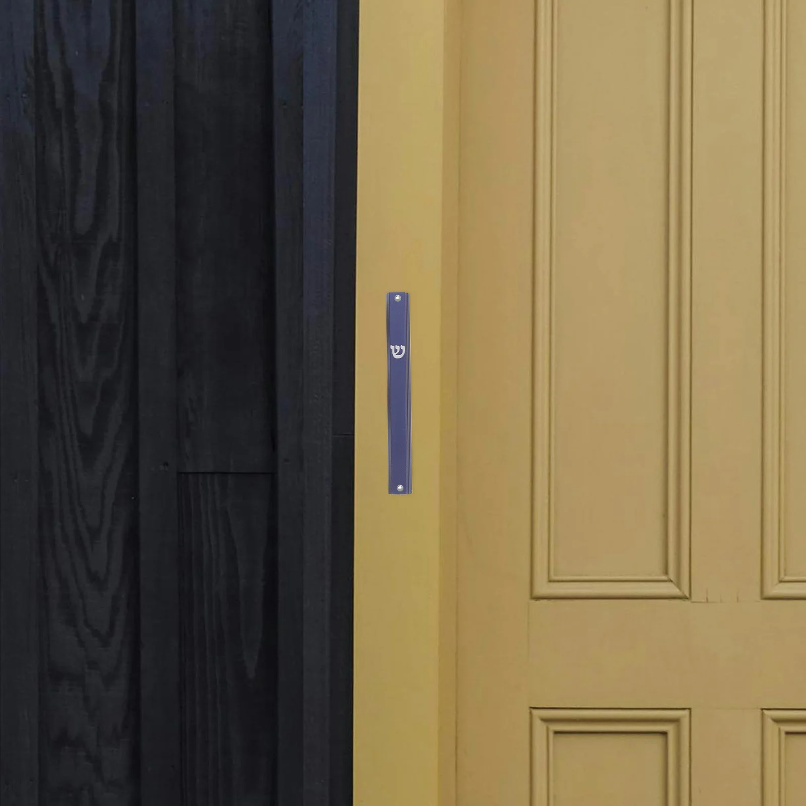 

5pcs Metal Mezuzah For Front Door With Scroll Outdoor House Blessing Religious Jewish Present Waterproof Retro Decor Doorway