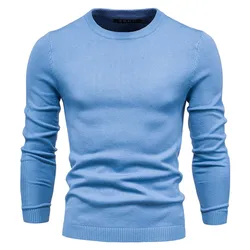10 Colours-Sweater Round Neck Thickened Slim Sweater Knit Top Autumn and Winter