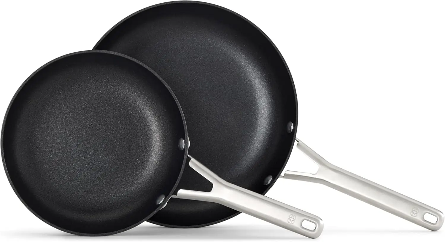 

Hard-Anodized Nonstick 8" and 10" Frying Pan Set for Professional Cooking
