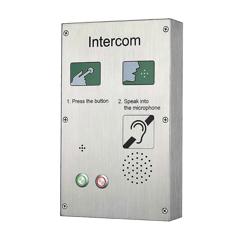 

Handfree telephone intelligent audio digital doorphone intercom With POE power supply IP55 Emergency Intercom