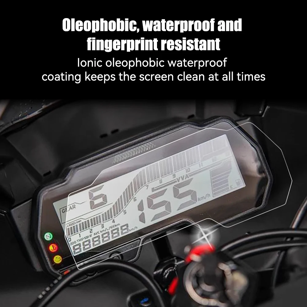 TPU Kratzschutz Film Motorrad Dashboard Screen Protector Abdeckung Für Yamaha R15 V3 17-20 MT-15 18-20 Motorrad Teil – Detail 2