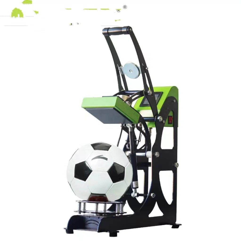Máquina de prensado en caliente de pelota deportiva, prensa de transferencia de calor de bola abierta automática para máquina de impresión de logotipo de baloncesto y fútbol
