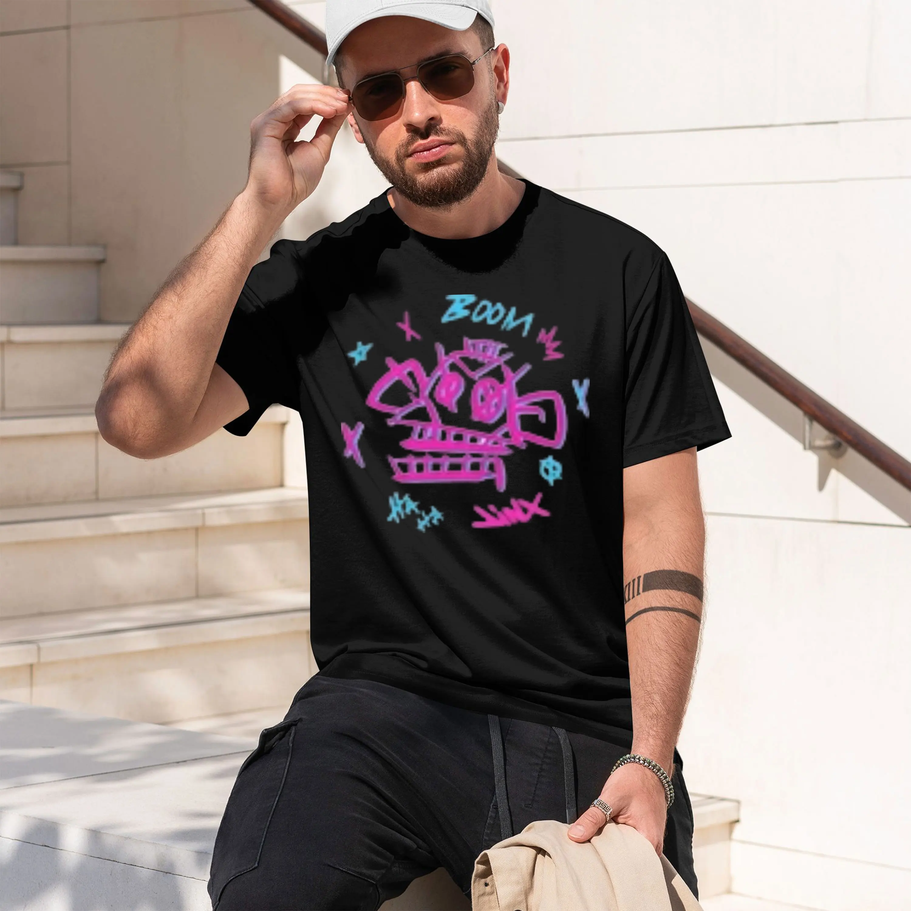 2026 New Model New Arcane Jinx T Shirt Fashion Men/Women Funny Cute Anime T-Shirt Unisex High Quality Casual Tees Shirts