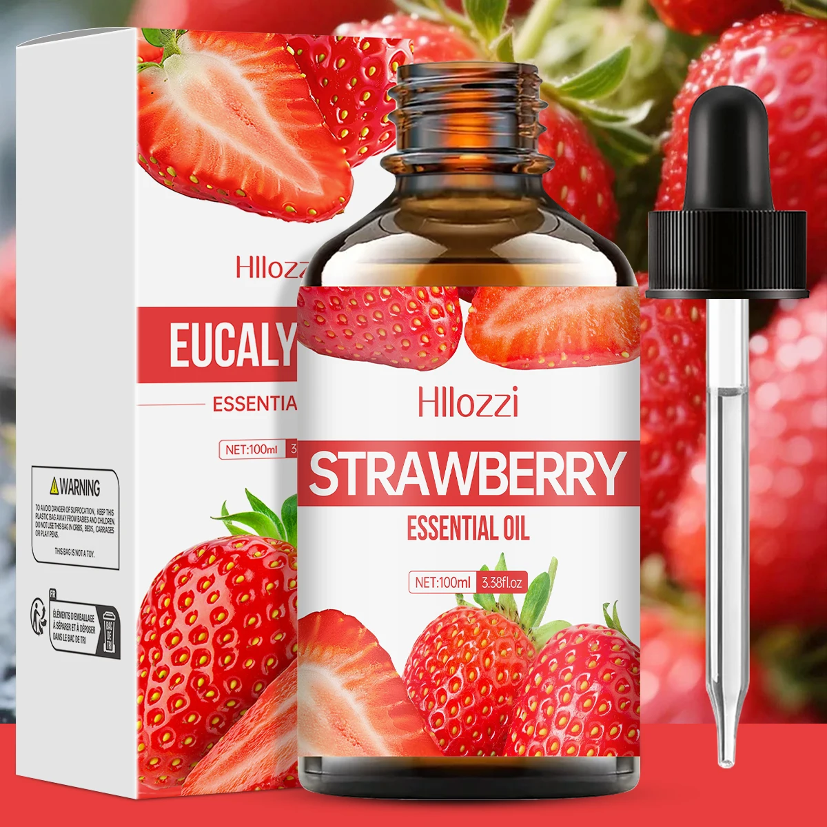 El aceite esencial de fresa se puede utilizar para el cuidado de la piel, el baño, el cuerpo y los difusores de fragancias y es adecuado para todo tipo de piel.