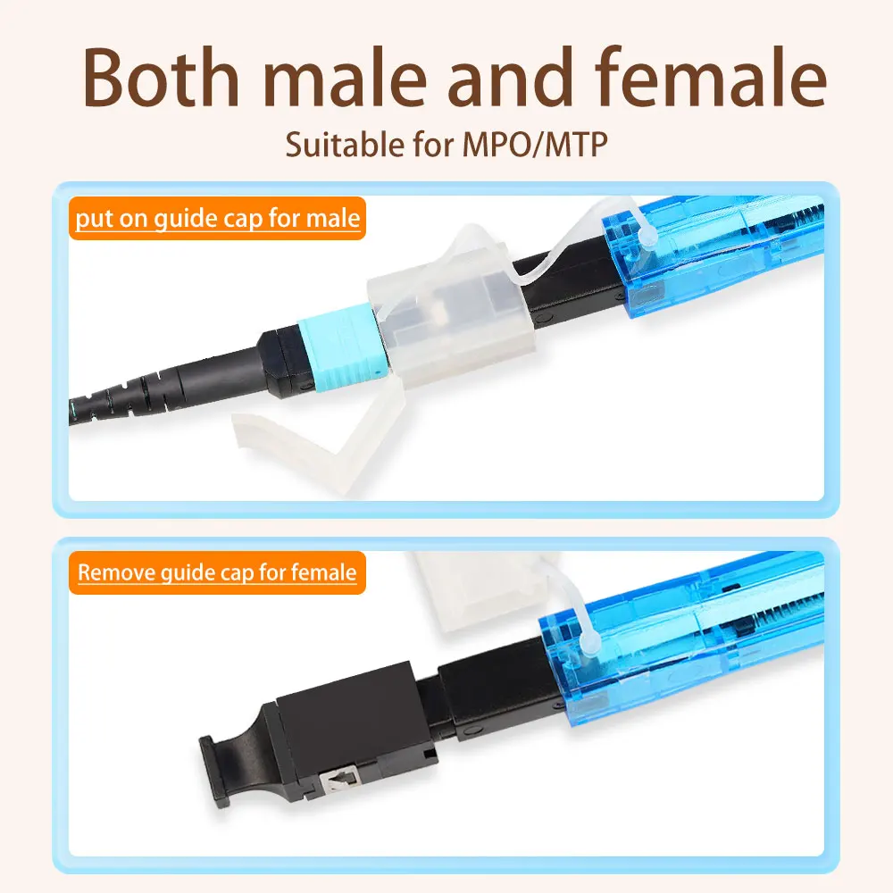 Fiber Optic Pen Cleaner for MPO & MTP Connector Fiber End Faces One Click Cleaner, Fiber Optic Cleaning Pen, 600+ Cleans Coupon