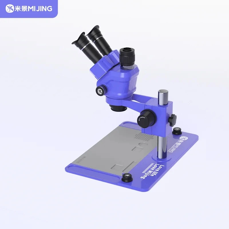 JALAN Mijing MJ-6555 HD Trinocular Microscope With Heat-Resistant For Mobile Phone for Pad Tablet Motherboard PCB Repair